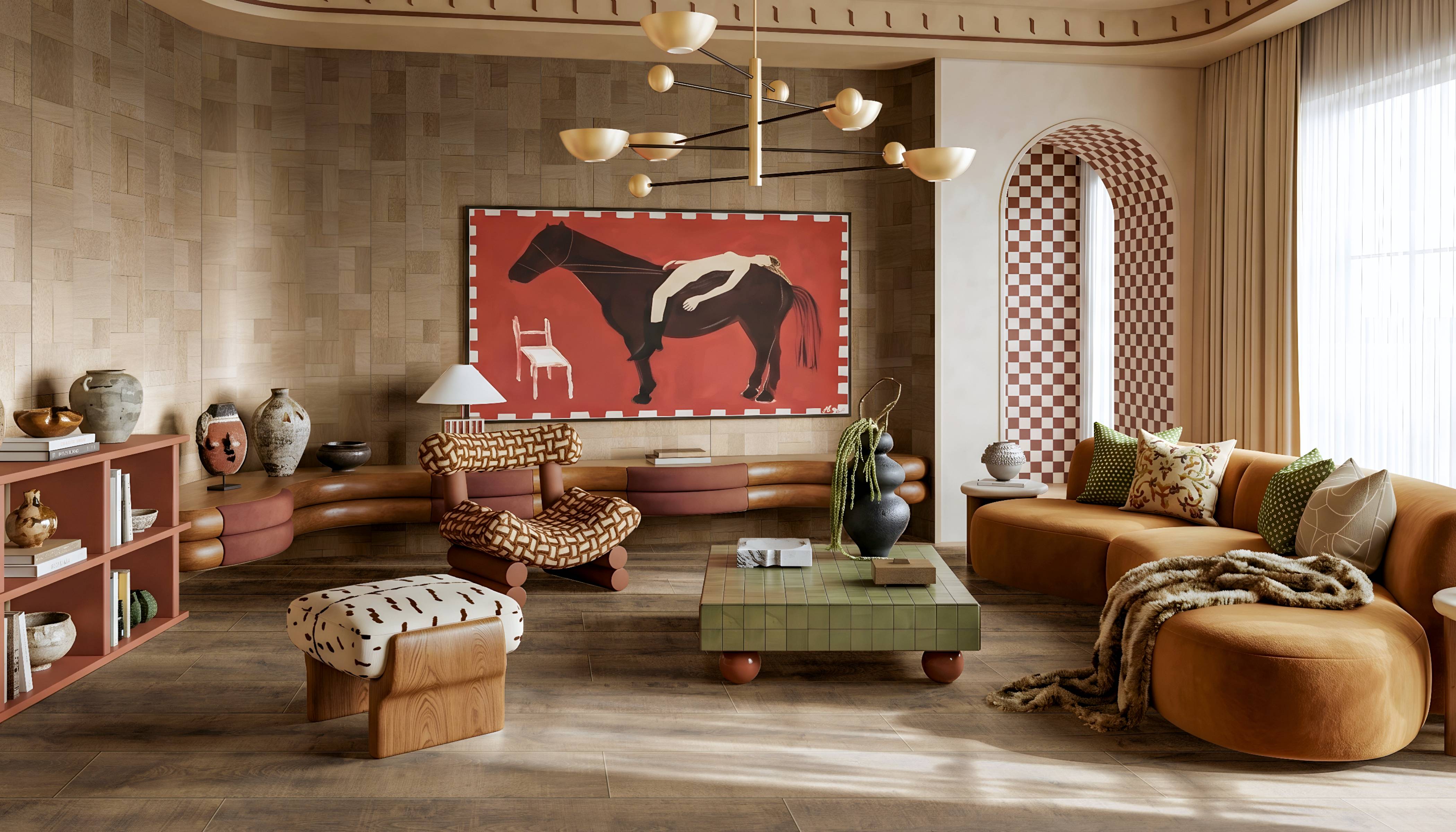 Thoughtful Maximalism Interior Style Scene