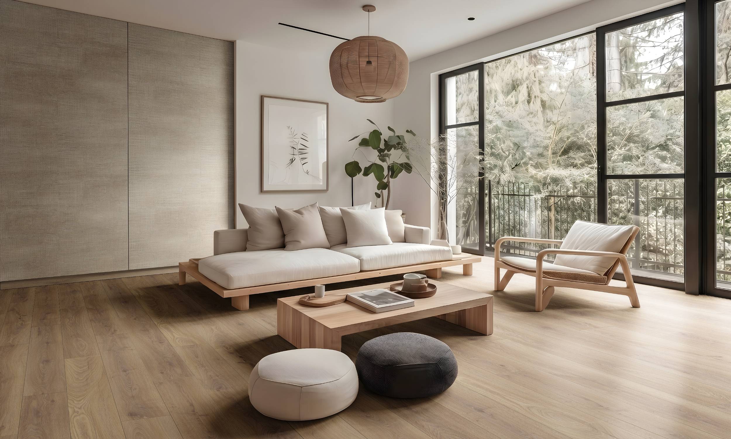 Japandi Interior Scene