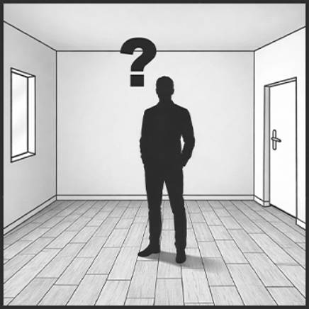 Illustration of a person installing flooring