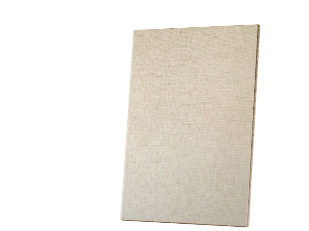 Изображение в близък план на продукта 5437 Lino Canovas, показващо неговата текстурирана повърхност и естествена ленена шарка.