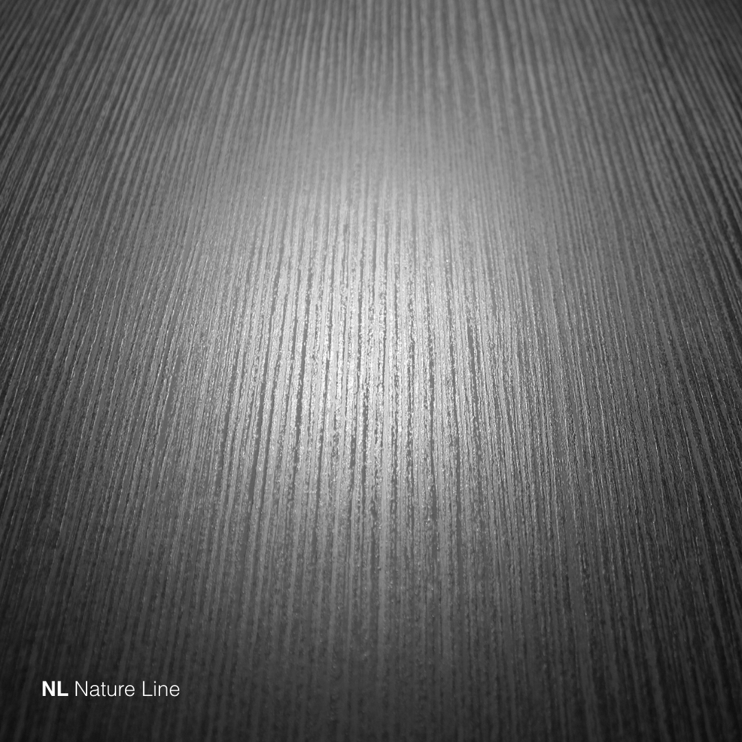 A black and white photo of Laminate Flooring's Nature Line.