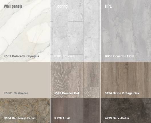 Wall panels, Flooring and HPL products for 2026