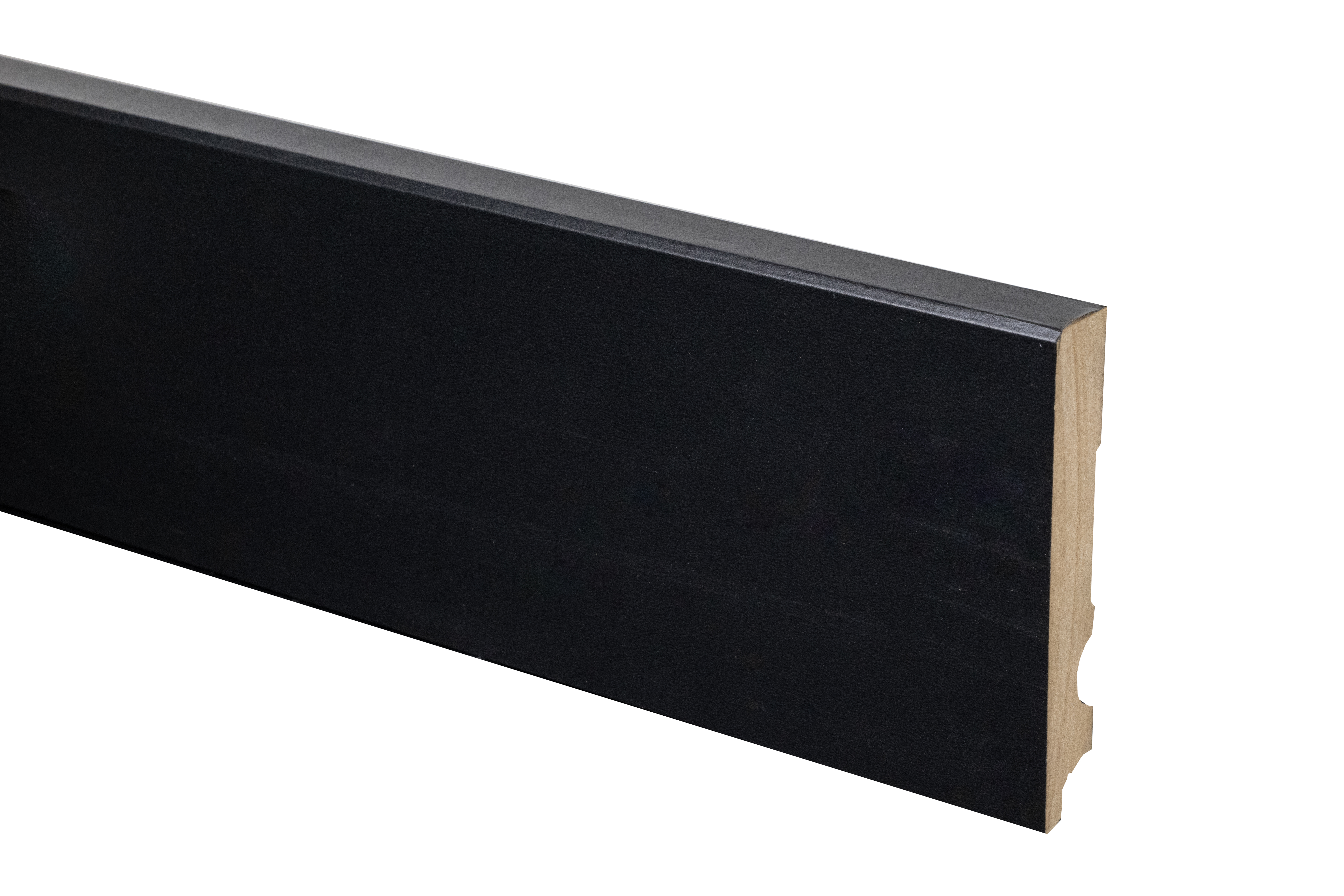 7018 Black MDF Skirting Board 100 mm