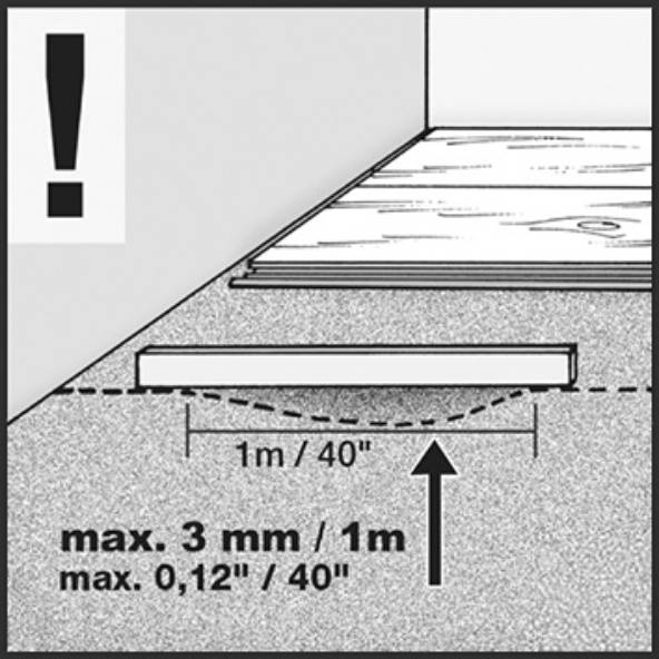 Illustration of a person installing flooring