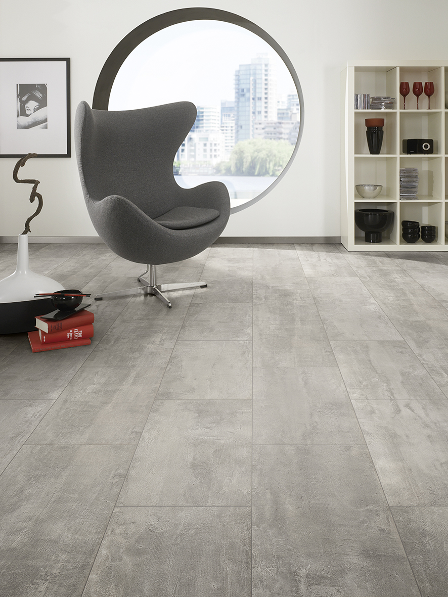 K035 Crosstown Traffic' flooring enhancing a modern office environment.
