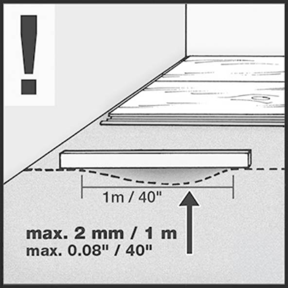 Illustration of a person installing flooring