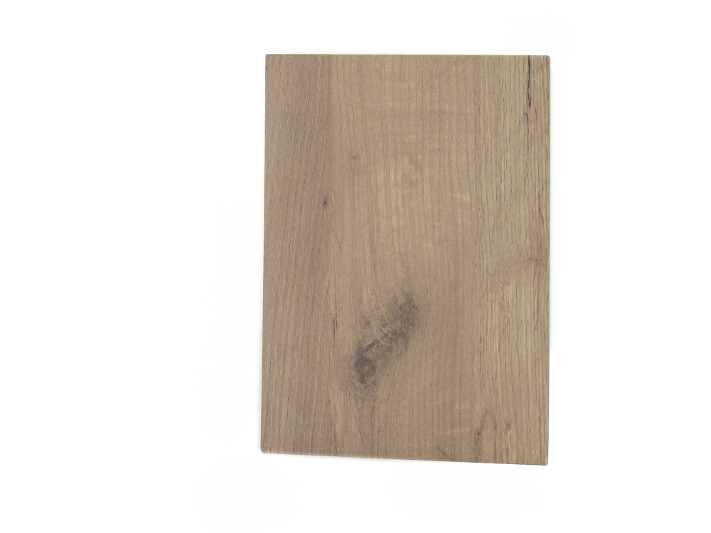 Image of the K003 worktop, displaying its gold-toned craft oak design.