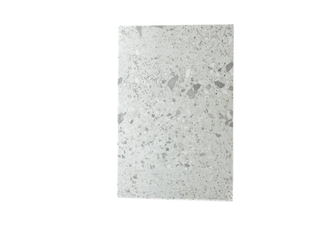 Close-up image of the K095 Light Terrazzo Marble SU product, featuring its light-colored and textured terrazzo marble surface.