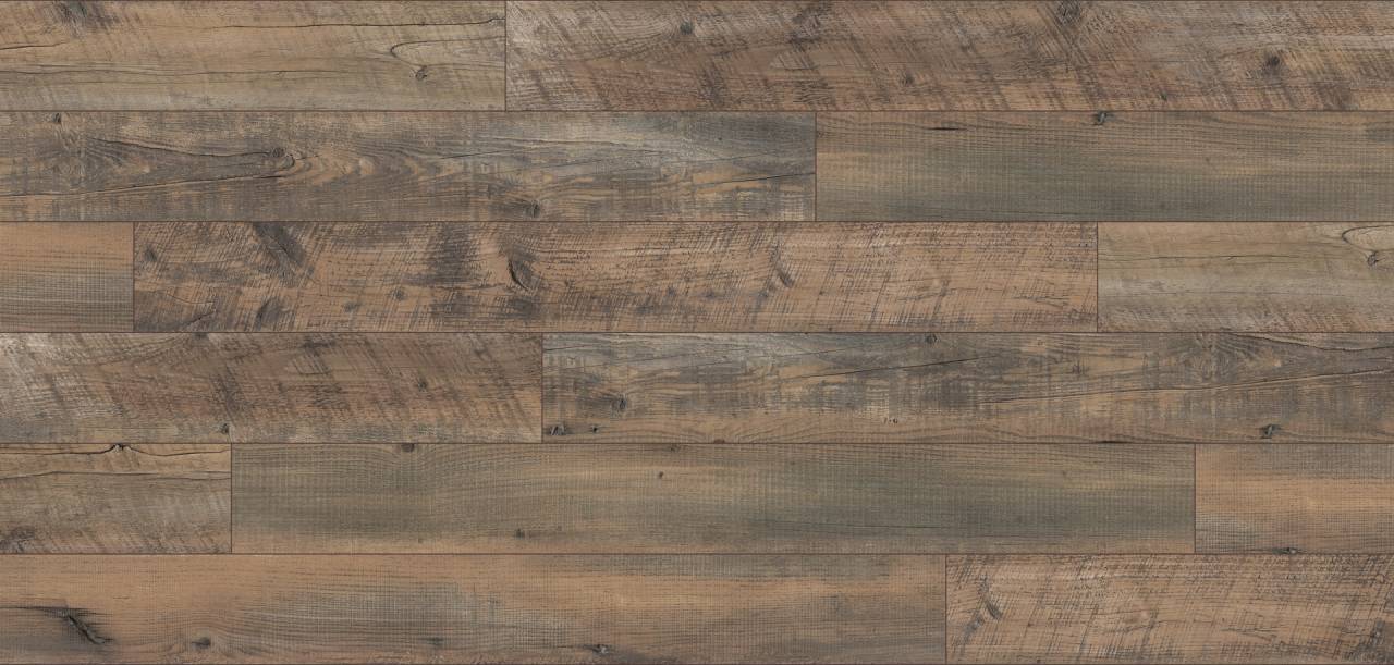 Close-up revealing the natural-looking textures and unique grain patterns of the K4427 Pine Madera Blanda Laminate Flooring.