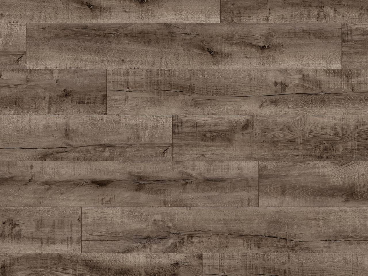 Close-up view of product K461 Antique Volcano Oak, highlighting its vintage oak grain texture and the captivating, volcanic-inspired tones of its antique finish.