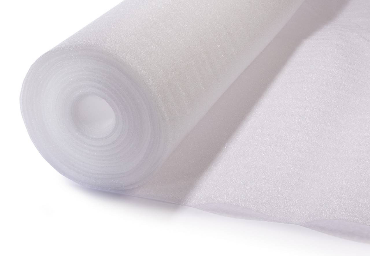 Insulating polyethylene backing PE 2.0 for laminate and vinyl 2 mm thick