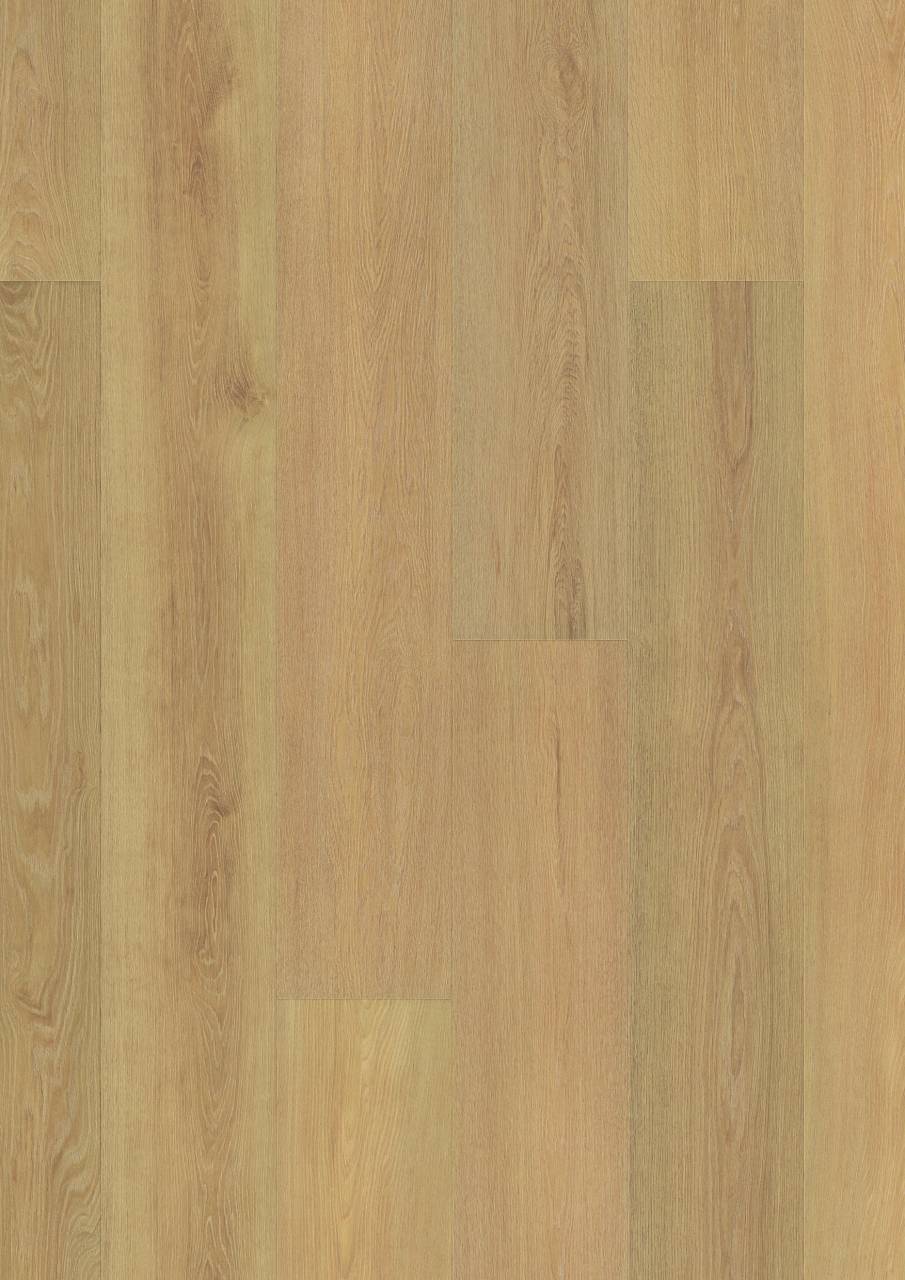 Close-up of K657 Honey Montreux Oak laminate flooring – warm honey tones with natural oak grain texture