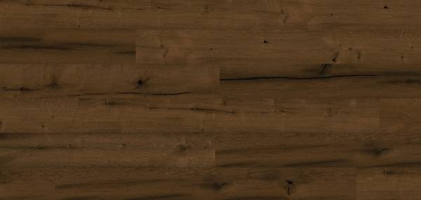 Изглед отблизо на подова настилка от истинска дървесина O360 Oak Karat, подчертаващ нейната детайлна и автентична дървесна текстура.