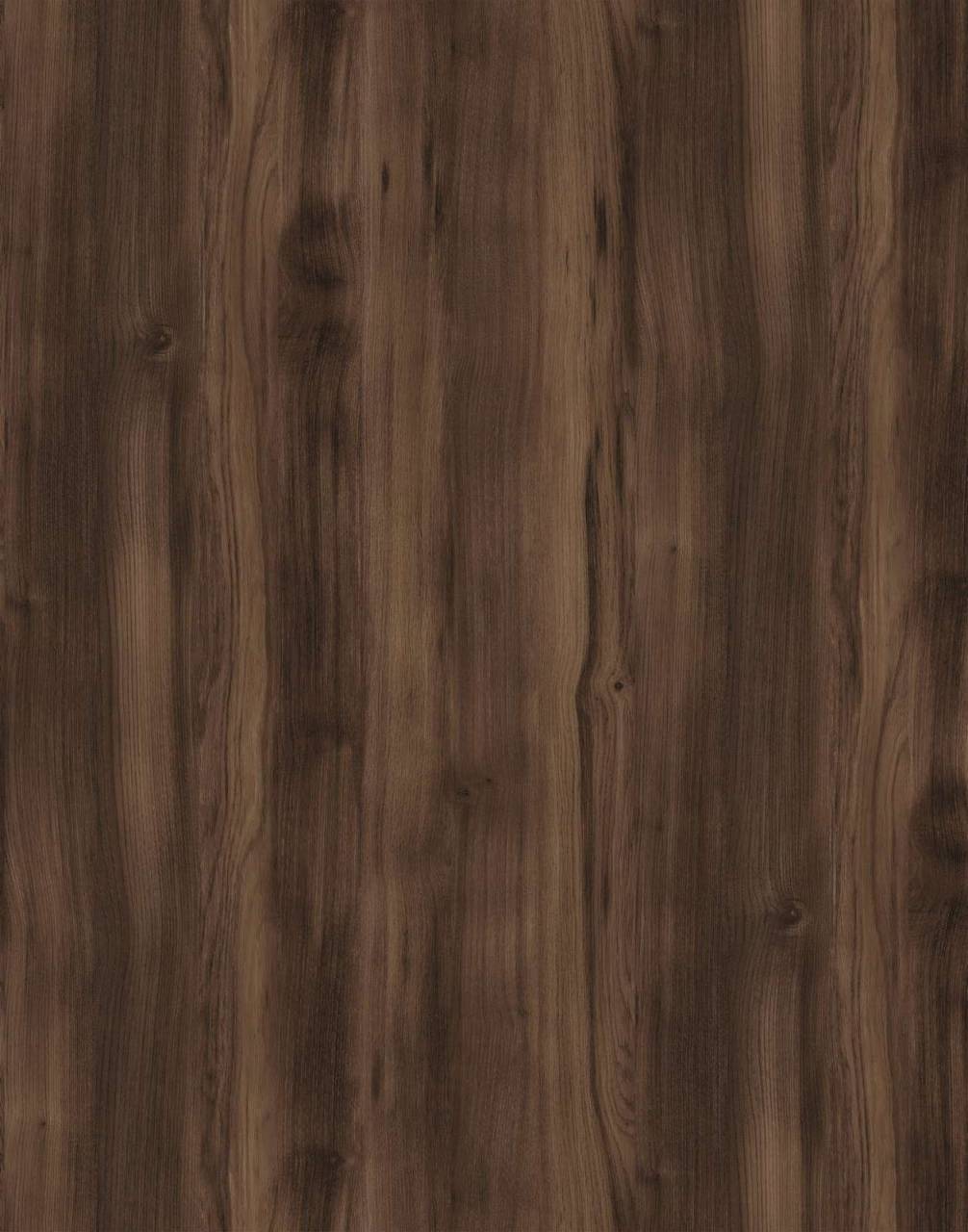 Close-up of K537 Ristretto Oak sample, featuring rich brown tones and pronounced wood grain patterns.